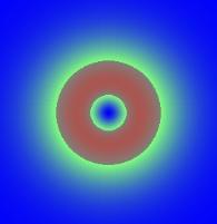 1s orbital 2D colour