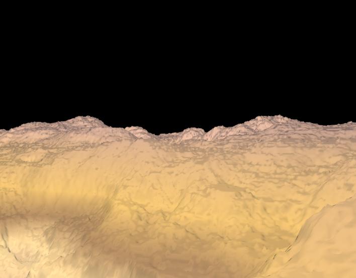 Pluto, Pov-Ray model