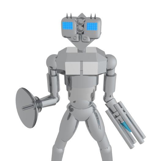 Robot - Pov-Ray model
